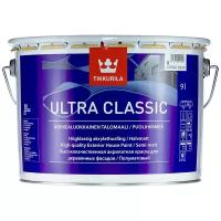 Краска акриловая Tikkurila Ultra Classic полуматовая белый 9 л