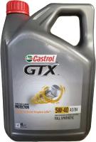 Моторное масло CASTROL GTX 5W-40 A3/B4 синтетическое, 4 Л