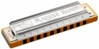 Губная гармошка Hohner Marine Band 1896/20 (M1896466X) F, серебристый