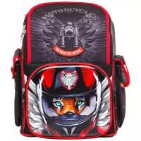 Hatber Рюкзак Comfort school Moto-beast NRk_33067