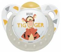 Пустышка латексная ортодонтическая NUK Disney Winnie the Pooh Soother 6-18 м, бежевый