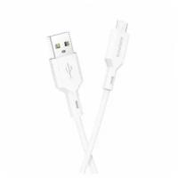 Кабель Borofone BX70 Cable iPhone 2.4A, 1m (белый)