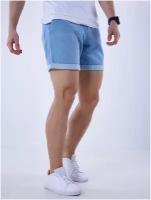 Шорты TELAR джинсовые мужские / цвет голубой / размер XXL