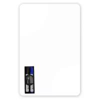 Магнитная маркерная доска Doski4you большая на холодильник для рисования записей заметок + маркеры/ whiteboard