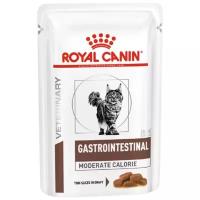 Влажный корм для кошек Royal Canin Gastro Intestinal Moderate Calorie при проблемах с ЖКТ 85 г (кусочки в желе)