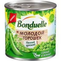 Горошек Bonduelle зеленый молодой, жестяная банка, 200 г, 212 мл