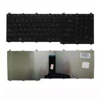 Клавиатура для Toshiba Satellite L500, L505, A505, P300, L350 (NSK-THK0R, NSK-TBA0R, черная)