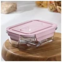 Контейнер двухсекционный с крышкой Cookn Freeze, 200мл/300 мл, 17,5×13,5×6 см, цвет микс