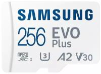Samsung Карта памяти Micro SecureDigital 256Gb MB-MC256KA RU KR APC EVO PLUS + adapter