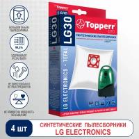 Topperr Синтетический пылесборник MicrofiltPlus, 4 шт. + 1 фильтр, LG 30