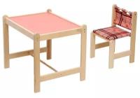 Набор детской мебели Woodlines Столик со стулом Каспер, бирюзовый