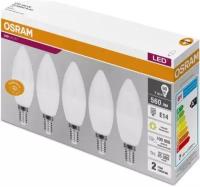 Светодиодная лампа Ledvance-osram LVCLB60 7SW/830 230V E14 OSRAM (упаковка 5 шт)