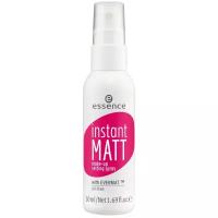 Essence Спрей для фиксации макияжа Instant Matt Make-up Setting Spray, 50 мл, бесцветный