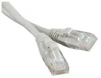 Патч-корд RJ45 - RJ45, 4 пары, UTP, категория 5е, 3 м, серый, LSZH, LANMASTER