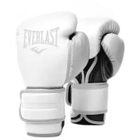 Боксерские перчатки Everlast Powerlock PU 2 белые