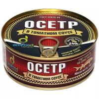 Ecofood Ecofood Осетр в томатном соусе, 240 г, 240 г