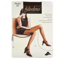 Колготки Filodoro Classic Ninfa, 20 den, размер 4, коричневый