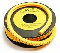 Cabeus EC-2-4 Маркер для кабеля д.7.4мм, цифра 4