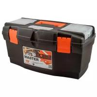 Ящик с органайзером BLOCKER Master BR6005, 48.6x25.8x26 см, 19'', черный/оранжевый