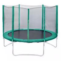 Каркасный батут КМС Trampoline 8 240х240х213 см, зеленый