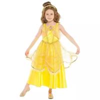 Платье Батик, размер 134, желтый