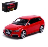 Машина металлическая ТероПром 7152975 AUDI RS3 SPORTBACK, 1:43, цвет красный