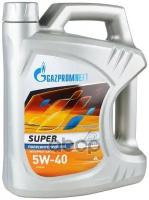 Gazpromneft Масло Моторное 5W40 Gazpromneft 4Л Полусинтетика Super Sg/Cd