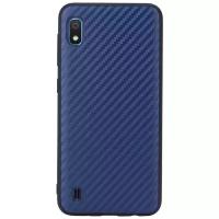 Чехол G-Case Carbon для Samsung Galaxy A10, синий