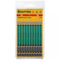 KRAFTOOL OPTIMUM PZ 2, 100 мм, 10 шт, Биты (26124-2-100-10)