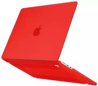 Чехол для MacBook Air 13.6 2022 2023 2024 M3 A3113 M2 A2681 Hard Shell Case красный