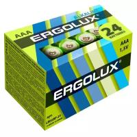 Батарейка Ergolux Alkaline AAA, в упаковке: 24 шт