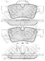 Колодки тормозные дисковые NiBK PN0507