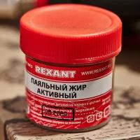 Флюс для пайки, паяльный жир, активный, 20 мл, Rexant {09-3670}