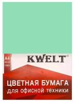 Бумага офисная цветная KWELT пастель А4 80 г/м2 100 л, салатовый