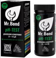 Mr.Bond® PH-TEST Комплект полосок индикаторов для измерения PH, 100шт