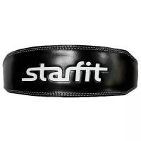 Пояс атлетический STARFIT SU-303 6 дюймов, кожа, черный;XL