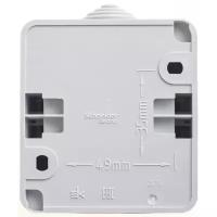 Выключатель 1-полюсный Schneider Electric BA10-041C 10А серый