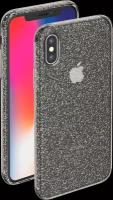 Чехол Chic Case для Apple iPhone X, черный, Deppa 85339