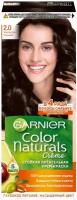 GARNIER Color Naturals стойкая питательная крем-краска для волос, 2.0 Элегантный черный