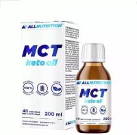 Масло MCT, 200мл, All Nutrition KETO OIL, кето масло для похудения, наборы мышечной массы и энергии
