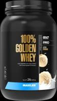 Maxler 100% Golden Whey Protein 908 гр 2 lb (Maxler) Ванильное мороженое