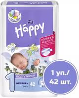 Подгузники Bella Baby Happy Newborn (2-5 кг) 42 шт