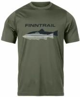 Футболка Finntrail SHADOW FISH Khaki S