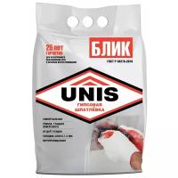 Шпатлевка гипсовая unis блик 5кг, арт.blik-5