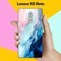 Силиконовый чехол на Lenovo K6 Note Акварель / для Леново К6 Ноут