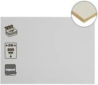 Картон переплётный (обложечный) 2.0 мм, 21 х 30 см, 1250 г/м2, белый