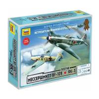 ZVEZDA Мессершмитт BF- 109 против Як-3 (5201) 1:72