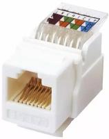 Гнездо вставка/контактный модуль RJ-45 (Keystone Jack) CAT5e, вертикальная заделка