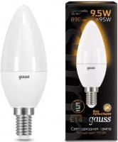 Светодиодная лампа Gauss LED Свеча E14 9.5W 890lm 3000К (упаковка 10шт)