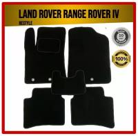 Комплект ворсовых ковриков ECO на Land Rover Range Rover IV 2017-2022 / Рендж Ровер 4